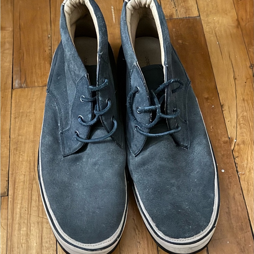 Men's Blue Suede Shoes